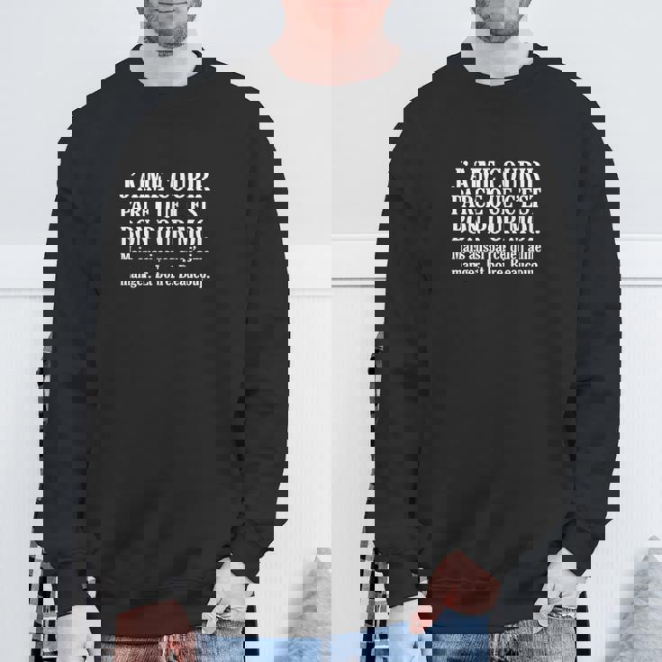 Sweater Unisexe Courir C'est Bon pour Sportifs Passionnés, Style Unique Cadeaux pour les vieillards