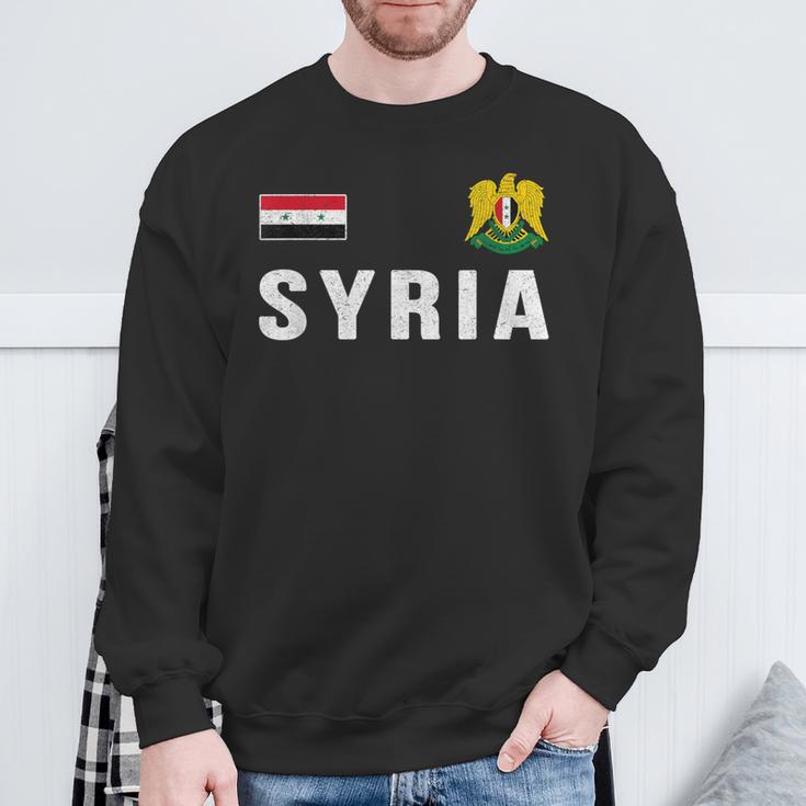 Syria Syrian Flag Syria Sweatshirt Geschenke für alte Männer