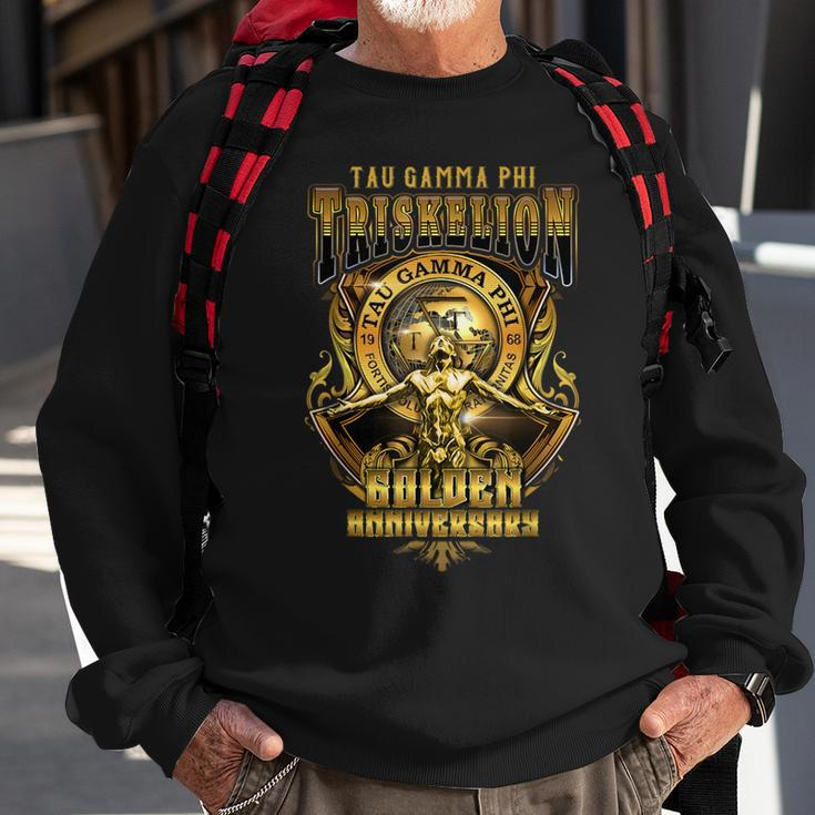Tau Gamma Phi Triskelion Golden Anniversary Oblation Sweatshirt Gifts for Old Men