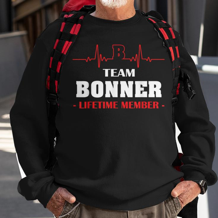 Team Bonner Lifetime Member Family Youth Kid Hearbeat Sweatshirt Gifts for Old Men