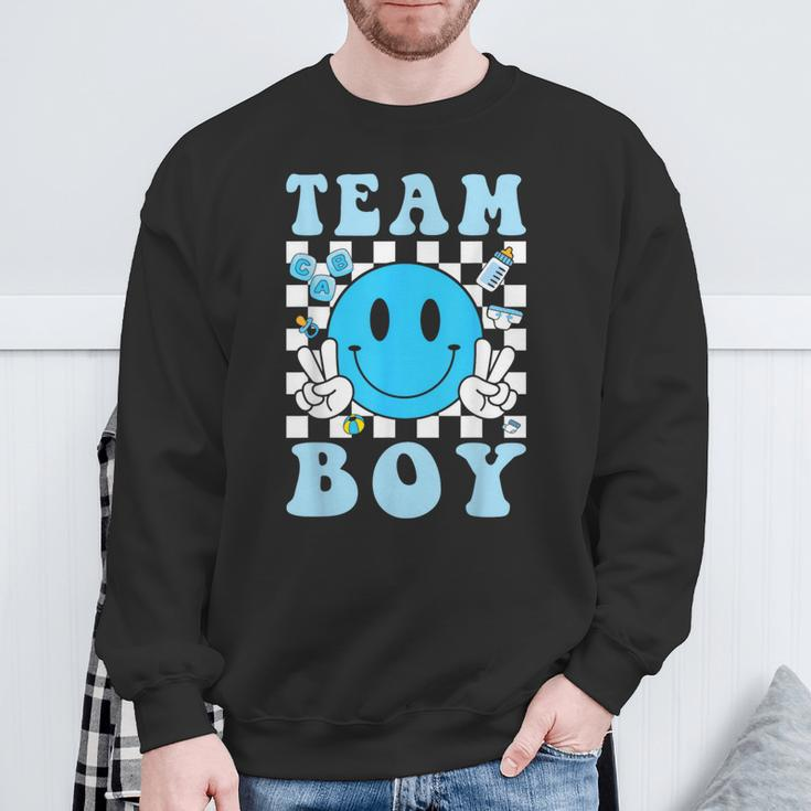 Team Boy Gender Reveal Party Gender Announcement Team Nuts Sweatshirt Gifts for Old Men