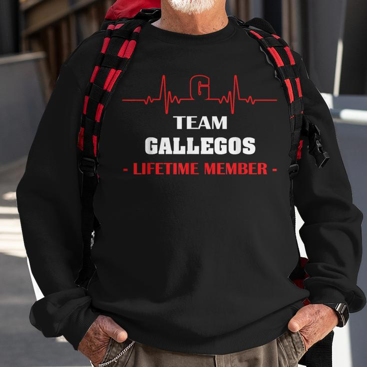 Team Gallegos Lifetime Member Family Youth Kid 5Ts Sweatshirt Gifts for Old Men