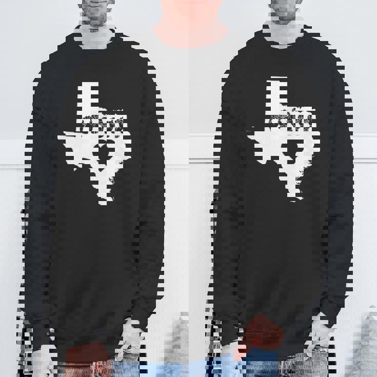 Texas Pride Sign Language Sweatshirt Gifts for Old Men