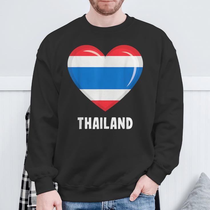 Thailand Flag Thai Sweatshirt Geschenke für alte Männer