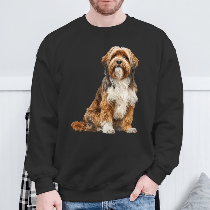 Tibetischer Terrier Sweatshirt Geschenke für alte Männer