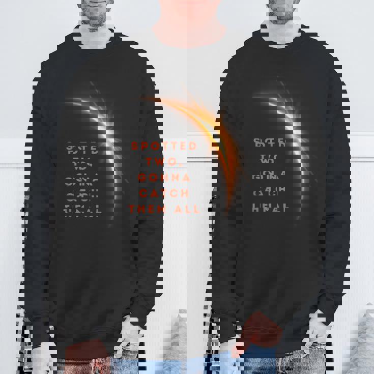 Totality Eclipse Twice In Lifetime Total Solar Eclipse 2024 Sweatshirt Gifts for Old Men