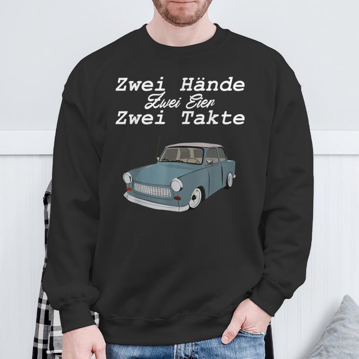 Trabi 601 Two Hands Two Strokes Sweatshirt Geschenke für alte Männer