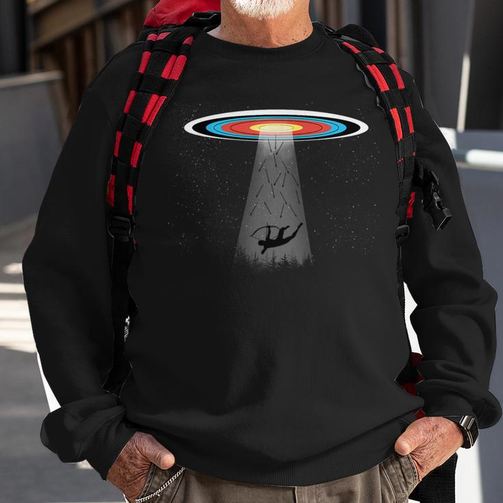 Traditional Archery Ufo Archery Target Recurve Bow Sweatshirt Gifts for Old Men