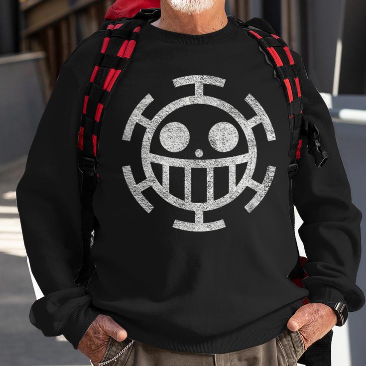 Trafalgar Pirate Jolly Roger Sweatshirt Gifts for Old Men