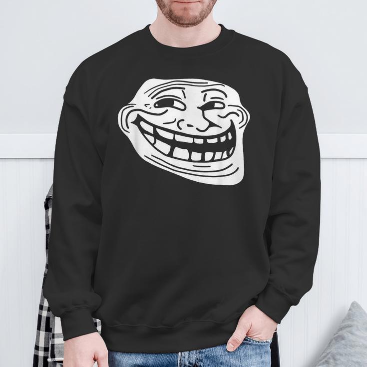 Troll Face Meme Dank Meme Troll Face Sweatshirt Gifts for Old Men