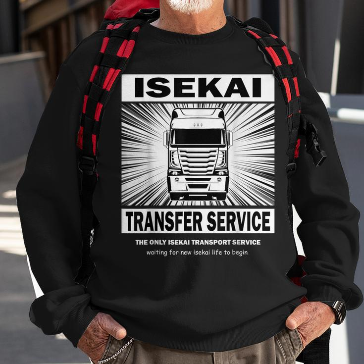 Truck-Kun Isekai Transfer Isekai Japanese Anime Sweatshirt Gifts for Old Men