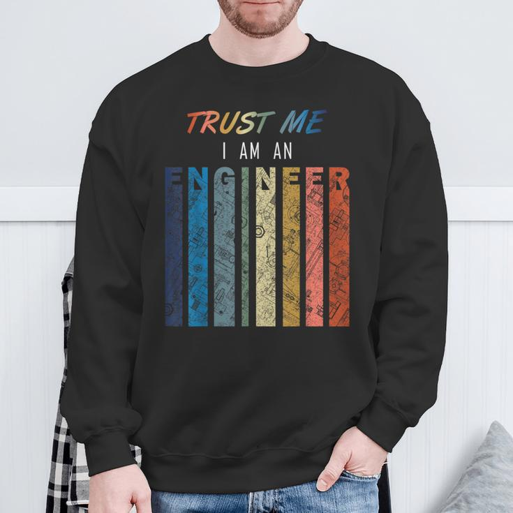 Trust Me I Am An Engineer Sweatshirt Geschenke für alte Männer