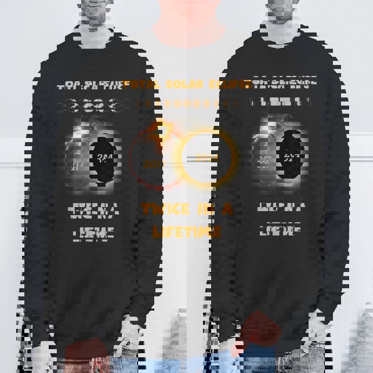 Twice In A Lifetime America Solar Totality Eclipse 2024 Sweatshirt Gifts for Old Men Twice In A Lifetime America Solar Totality Eclipse 2024 Sweatshirt Gifts for Old Men
