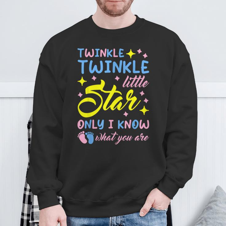 Twinkle Little Star Only I Know What You Are Gender Reveal Sweatshirt Gifts for Old Men