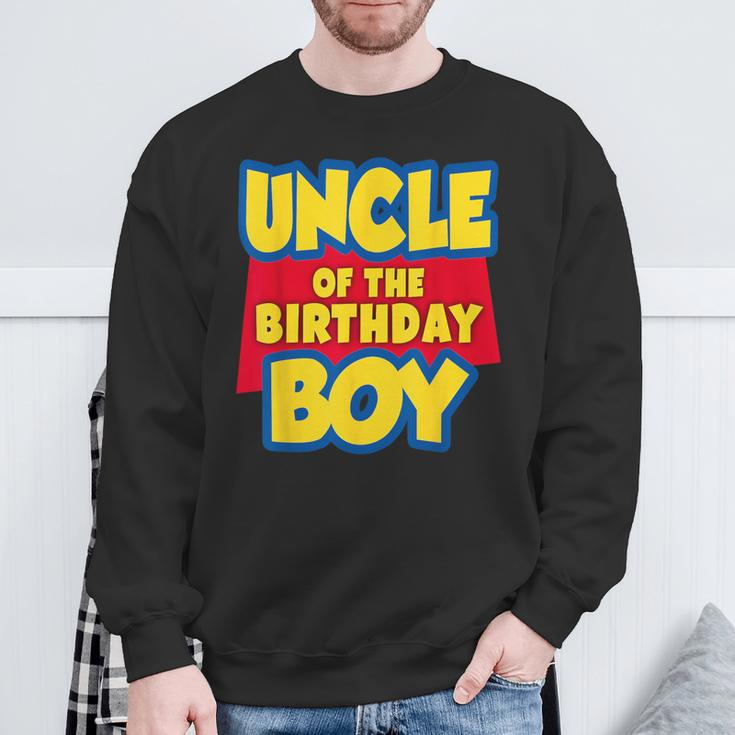 Uncle Of The Birthday Boy Toy Story Decorations Sweatshirt Gifts for Old Men