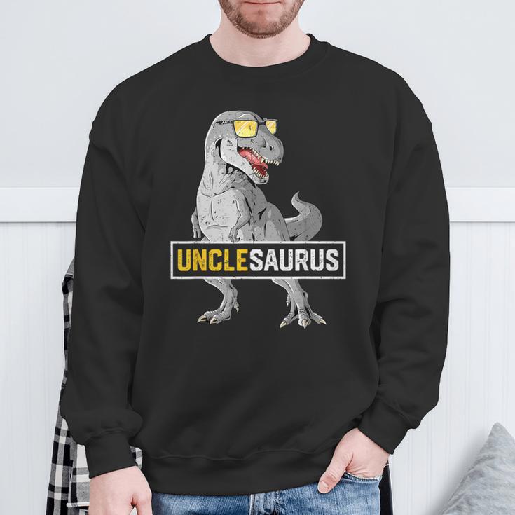 UnlcesaurusRex Birthday Dinosaur Unlce Family Matching Sweatshirt Gifts for Old Men