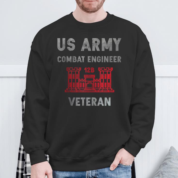 Us Army Combat Engineer Combat Engineer Veteran Sweatshirt Gifts for Old Men