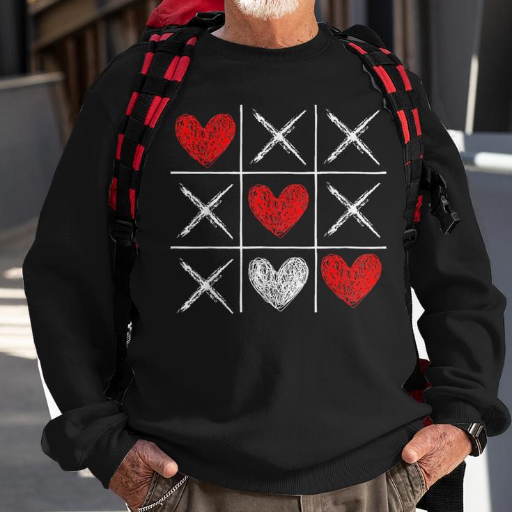 Tic Tac Toe Quilted Sweatshirt