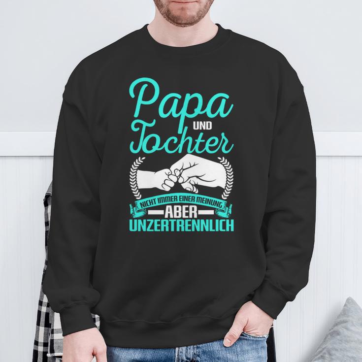 Vater Und Tochter Partnerlook Papaatertag Spruch Geschenk Sweatshirt Geschenke für alte Männer