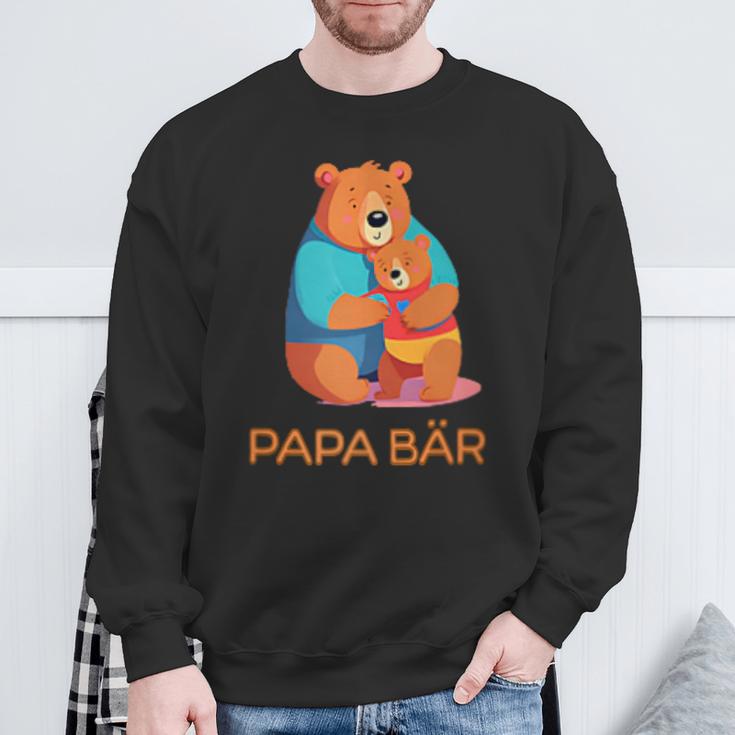 Vatertagater Sohn Tochter Sohn Papa Bär Kapuzenjacke Sweatshirt Geschenke für alte Männer