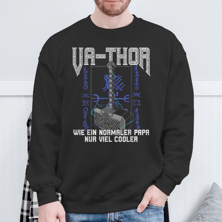 Vathor Wie Ein Normaler Papa Nuriel Cool Sweatshirt Geschenke für alte Männer