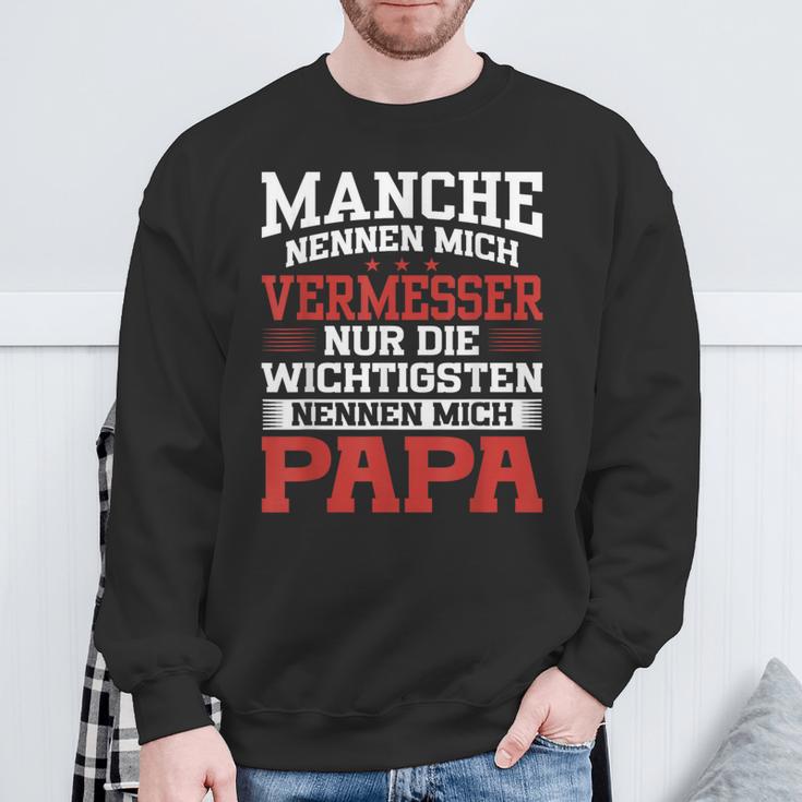 Vermesser Nennen Mich Papaermesser Sweatshirt Geschenke für alte Männer