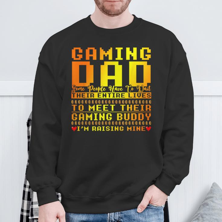 Video Games Player Fathers Day Gamer Dad Gaming Sweatshirt Gifts for Old Men