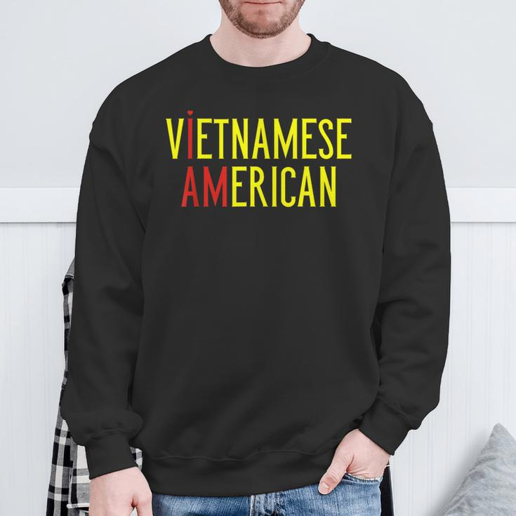 I Am Vietnamese American Vietnam And America Pride Sweatshirt Gifts for Old Men