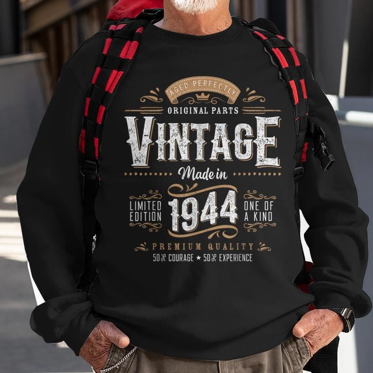 Vintage 1944 80Th Birthday Decoration 80 Year Old Men Sweatshirt Gifts for Old Men