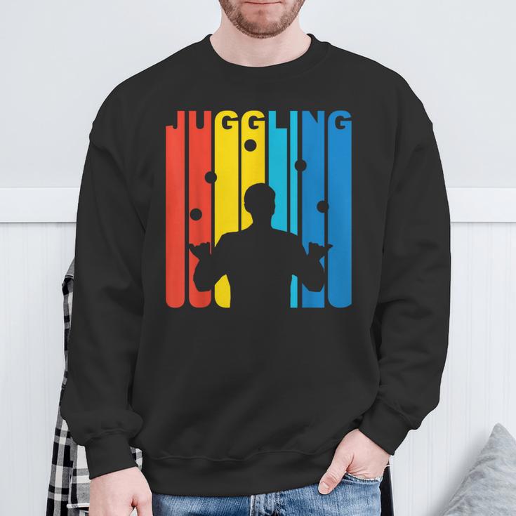 Vintage 1970 'S Juggling Juggling Sweatshirt Geschenke für alte Männer