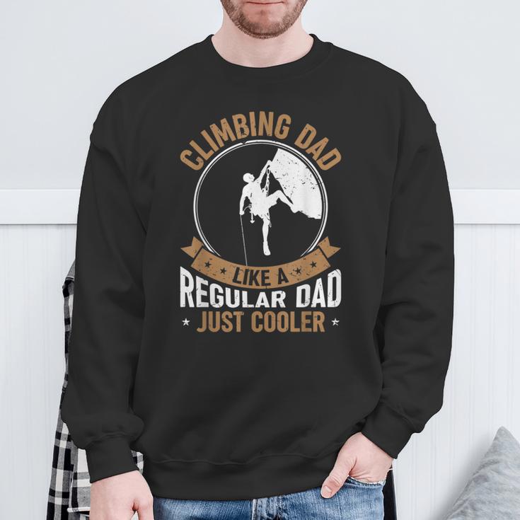 Vintage Climbing Dad Bouldering Climber Rock Climbing Dad Sweatshirt Geschenke für alte Männer