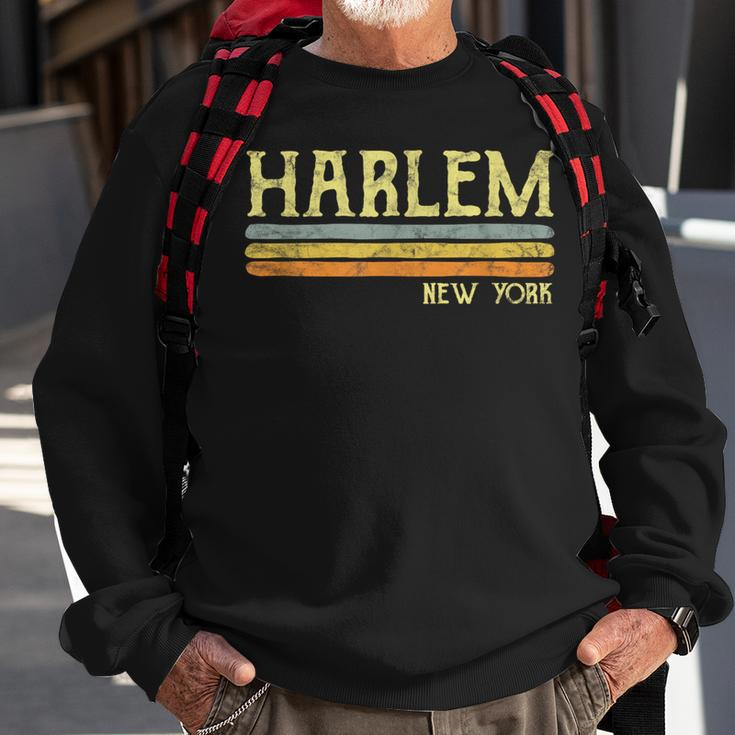 Vintage Harlem New York Ny Nyc Love Souvenir Sweatshirt Gifts for Old Men