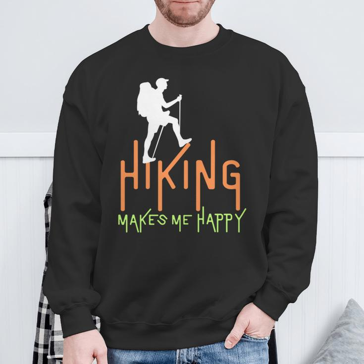 Vintage Hiking Mountain Adventure Aufkleber Für Abenteuer Liebe Sweatshirt Geschenke für alte Männer