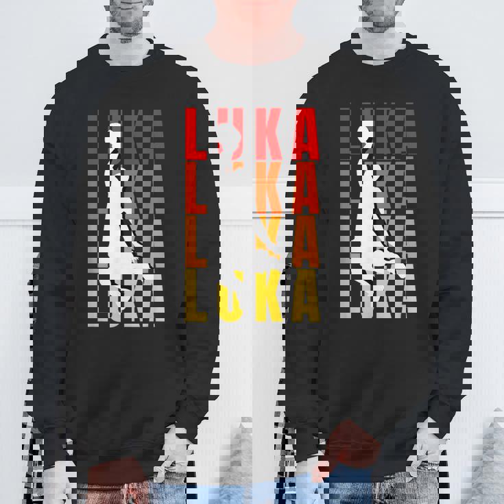 Vintage Luka Name For Called Luka Sweatshirt Gifts for Old Men