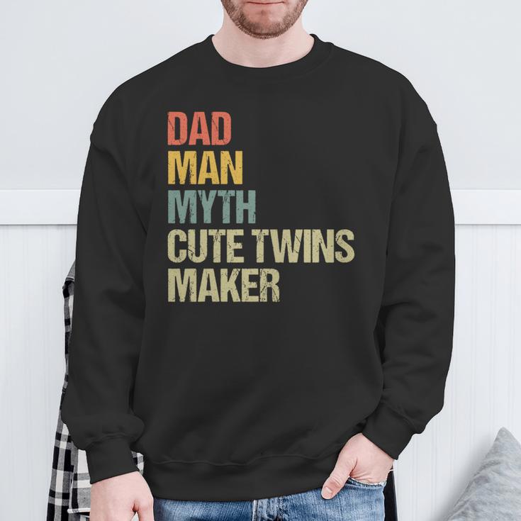 Vintage Papa Der Mann Mythos Zwilling Maker Lustigatertag Sweatshirt Geschenke für alte Männer