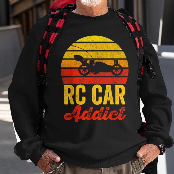 Vintage Rc Cars Addict Rc Racer Rc Car Lover Boys Fun Sweatshirt Gifts for Old Men