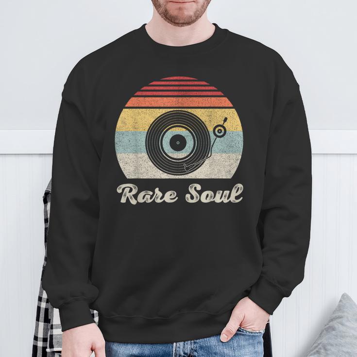 Vintage Retro Rare Soul Dj Turntable Music Old School Sweatshirt Gifts for Old Men