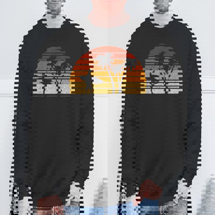 Vintage Sun Surfing For Surfers And Surfers Sweatshirt Geschenke für alte Männer