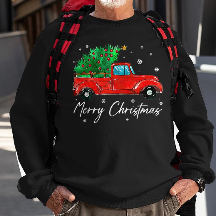 Vintage Wagon Christmas Tree On Car Xmas Vacation Sweatshirt Gifts for Old Men