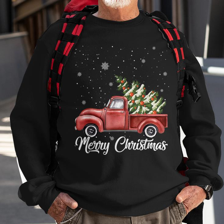 Vintage Wagon Christmas Tree On Car Xmas Vacation Sweatshirt Gifts for Old Men