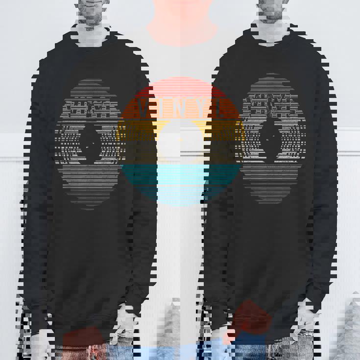 Vinyl Record Vintage Retro Dj Sweatshirt Gifts for Old Men
