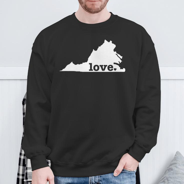 Virginia Love Hometown State Pride Sweatshirt Gifts for Old Men