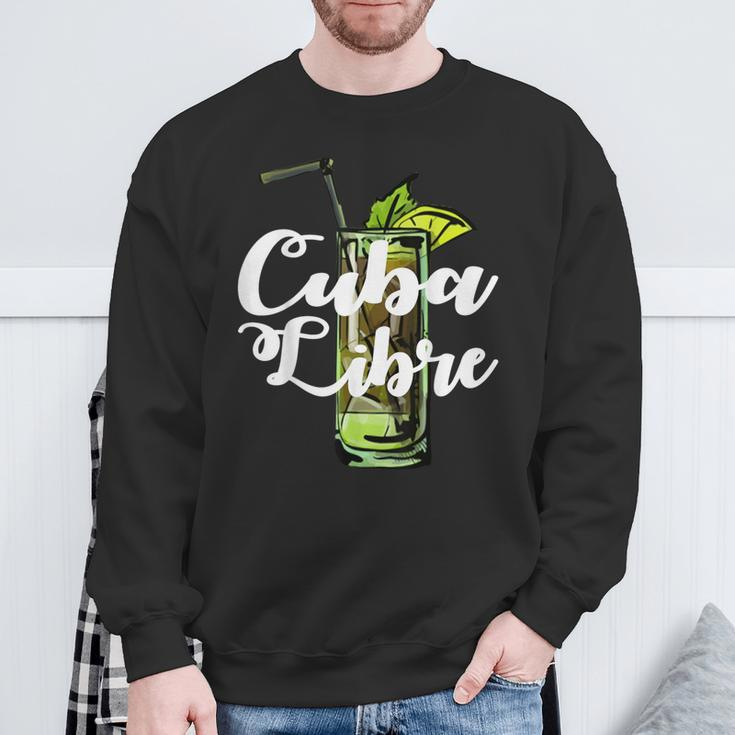 Viva Libre Cocktail Cuba Sweatshirt Geschenke für alte Männer