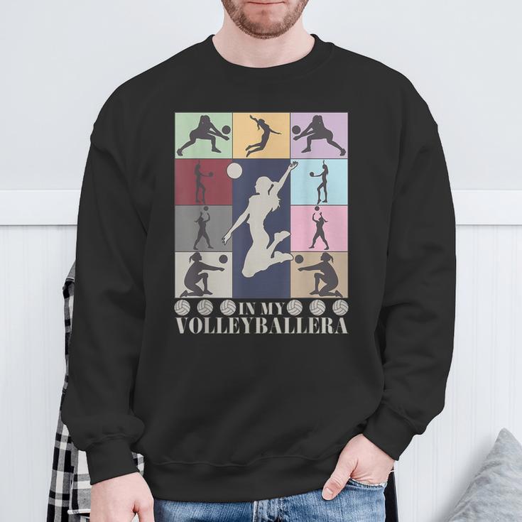 In My Volleyball Era Retro Vintage Volleyball Sport Game Day Sweatshirt Gifts for Old Men