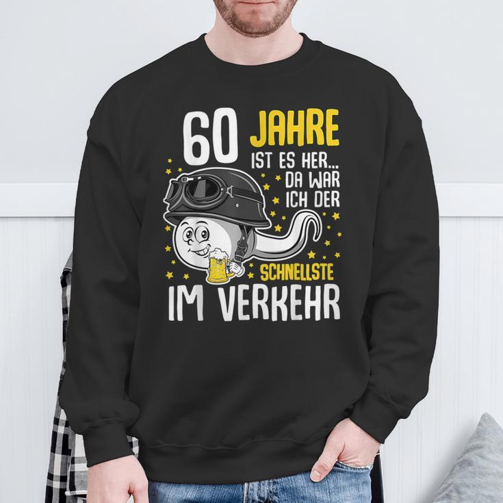 Vor 60 Jahen Der Fastest In Transport 60Th Birthday Man Sweatshirt Geschenke für alte Männer