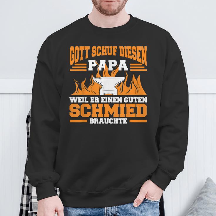 Weapon Schmied Papa Schmiedekunst Forging Hammer Sweatshirt Geschenke für alte Männer