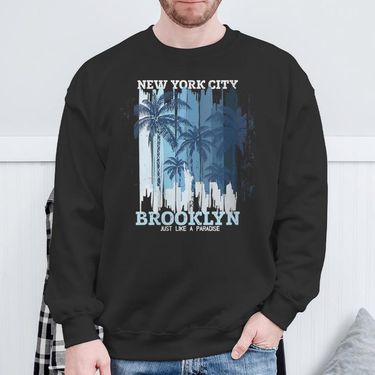 Wear Brooklyn Vintage New York City Brooklyn Sweatshirt Gifts for Old Men