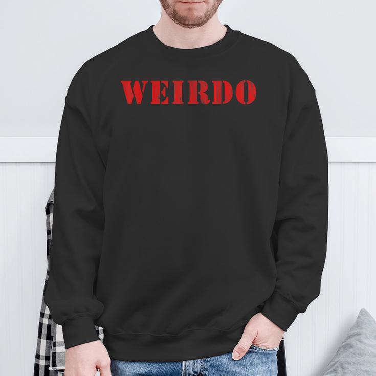 Weirdo Vintage Sweatshirt Gifts for Old Men