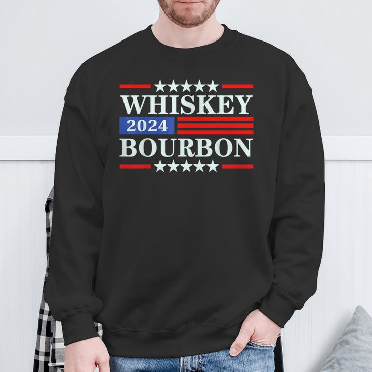 Whiskey 2024 Bourbon Sweatshirt Gifts for Old Men