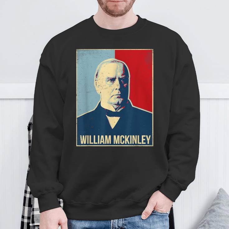 William Mckinley President Sweatshirt Gifts for Old Men